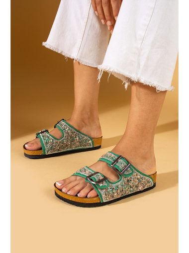 دمپایی زنانه پمبه پوتین اورجینال | S000233171 Pembe Potin