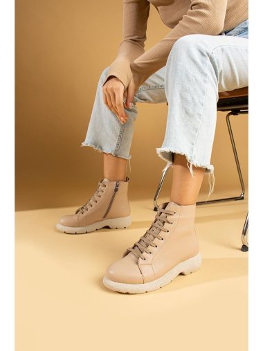 بوت زنانه پمبه پوتین اورجینال | S000119044 Pembe Potin