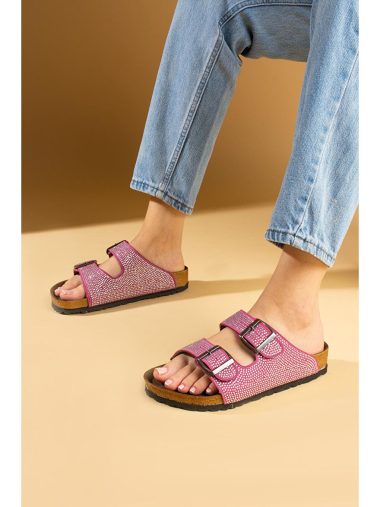 دمپایی زنانه پمبه پوتین اورجینال | S000245153 Pembe Potin