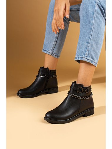 بوت زنانه پمبه پوتین اورجینال | S000252831 Pembe Potin