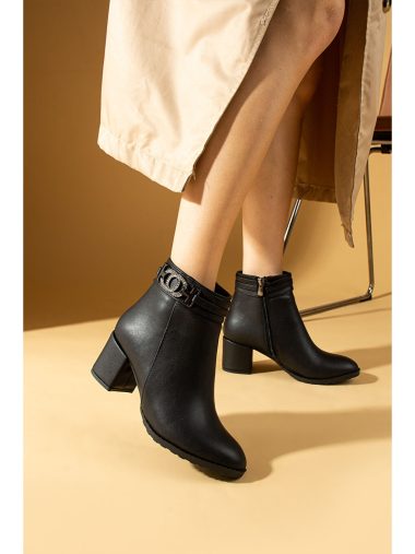 بوت زنانه پمبه پوتین اورجینال | S000311490 Pembe Potin