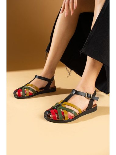 صندل زنانه پمبه پوتین اورجینال | S000166598 Pembe Potin