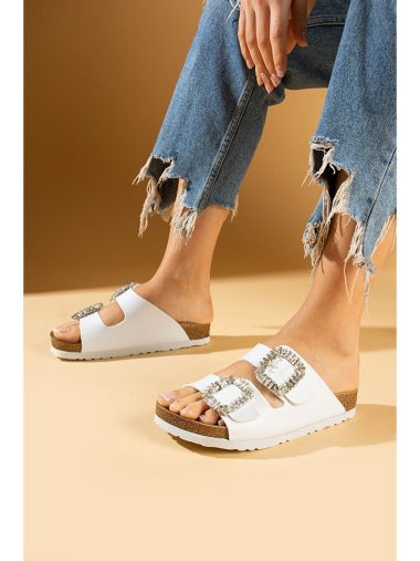 دمپایی زنانه پمبه پوتین اورجینال | S000166340 Pembe Potin