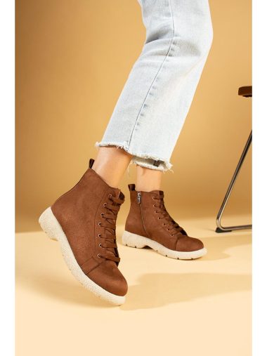 بوت زنانه پمبه پوتین اورجینال | S000119045 Pembe Potin