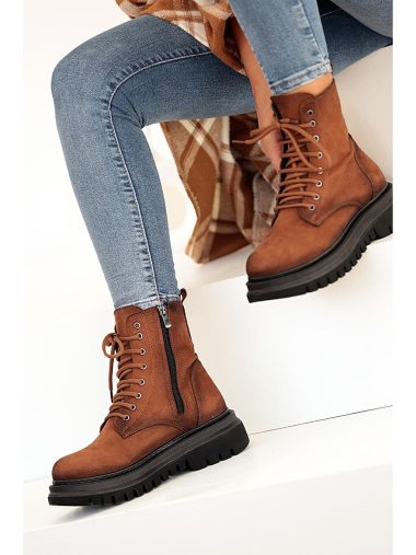 بوت زنانه پمبه پوتین اورجینال | S000060287 Pembe Potin