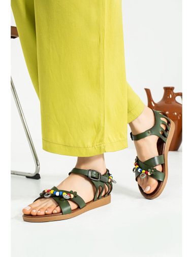 صندل زنانه پمبه پوتین اورجینال | S000073920 Pembe Potin