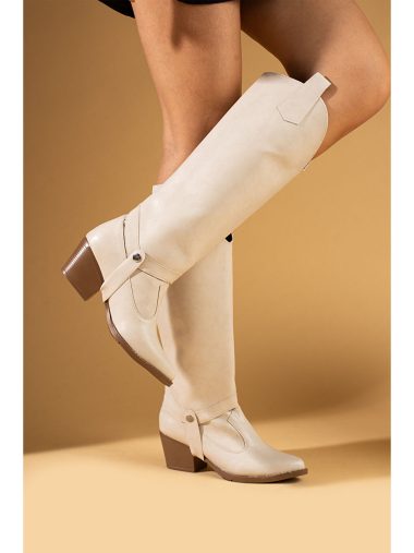 چکمه زنانه پمبه پوتین اورجینال | S000294217 Pembe Potin