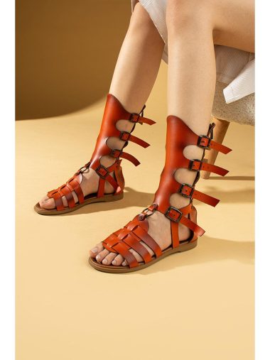 صندل زنانه پمبه پوتین اورجینال | S000187495 Pembe Potin