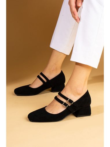 کفش پاشنه بلند زنانه پمبه پوتین اورجینال | S000285103 Pembe Potin