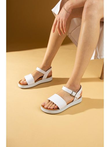 صندل زنانه پمبه پوتین اورجینال | S000175422 Pembe Potin