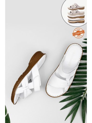 دمپایی زنانه گوندری اورجینال | S000069758 GÖNDERİ(R)