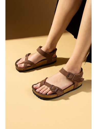 صندل زنانه پمبه پوتین اورجینال | S000380543 Pembe Potin