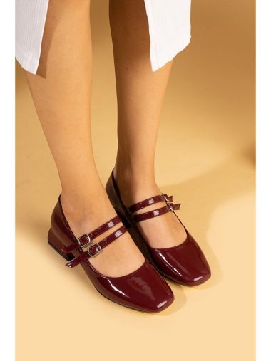 کفش پاشنه بلند زنانه پمبه پوتین اورجینال | S000285989 Pembe Potin