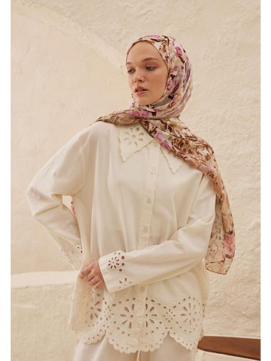 شال زنانه فرش اسکارف اورجینال | S000458293 Fresh Scarfs