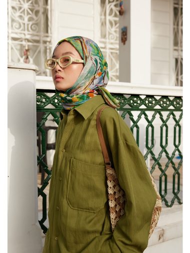 شال زنانه فرش اسکارف اورجینال | S000458297 Fresh Scarfs