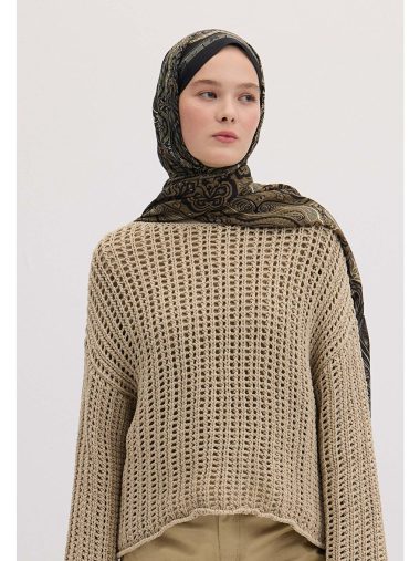 شال زنانه فرش اسکارف اورجینال | S000458367 Fresh Scarfs