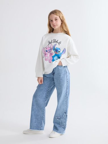 شلوار جین دخترانه ال سی  وایکیکی اورجینال |  LCW Kids