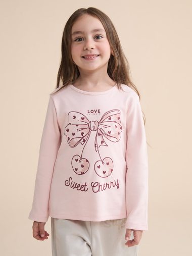 تی شرت دخترانه ال سی  وایکیکی اورجینال |  LCW Kids