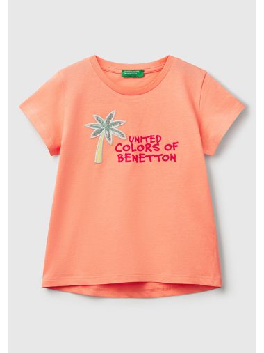 تی شرت دخترانه بنتتون اورجینال |  United Colors Of Benetton