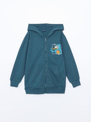 سویشرت زیپ دار پسرانه ال سی وایکیکی اورجینال |  LCW ECO