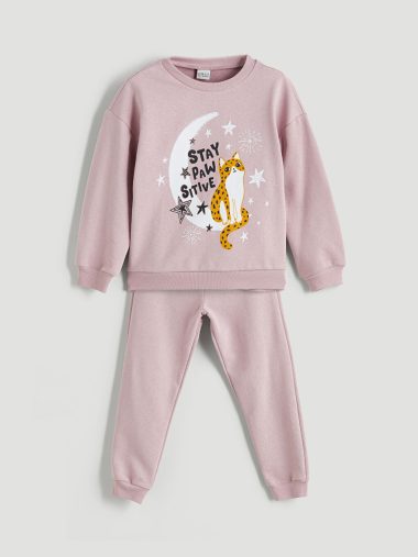 ست پیژامه دخترانه ال سی وایکیکی اورجینال |  LCW ECO