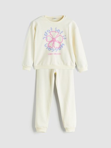 ست پیژامه دخترانه ال سی وایکیکی اورجینال |  LCW ECO