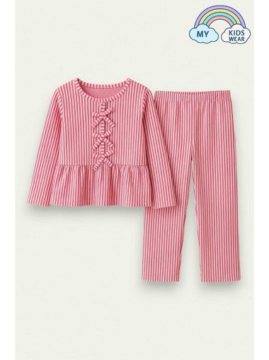 ست پیژامه دخترانه مای کیدز وز اورجینال |  My Kids Wear