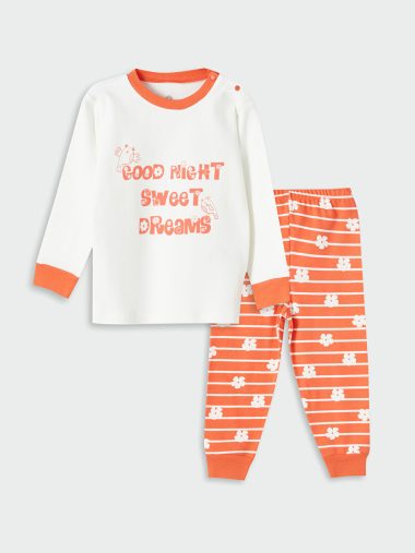 ست پیژامه نوزاد دختر لوجی بیبی اورجینال |  Luggi Baby