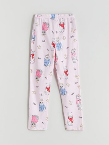 شلوار پیژامه دخترانه ال سی  وایکیکی اورجینال |  LCW Kids