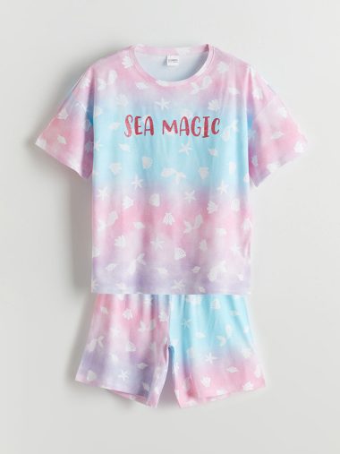 ست پیژامه دخترانه ال سی  وایکیکی اورجینال |  LCW Kids