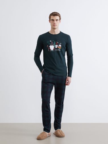 ست پیژامه مردانه ال سی وایکیکی اورجینال |  LC WAIKIKI