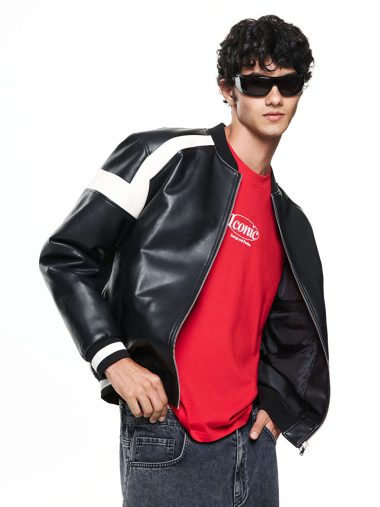 کت طرح چرم مردانه ایکس ساید اورجینال |  XSIDE