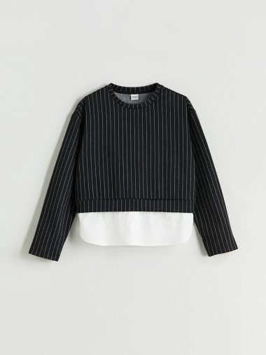 سویشرت دخترانه ال سی  وایکیکی اورجینال |  LCW Kids