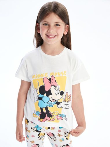 تی شرت دخترانه ال سی  وایکیکی اورجینال |  LCW Kids