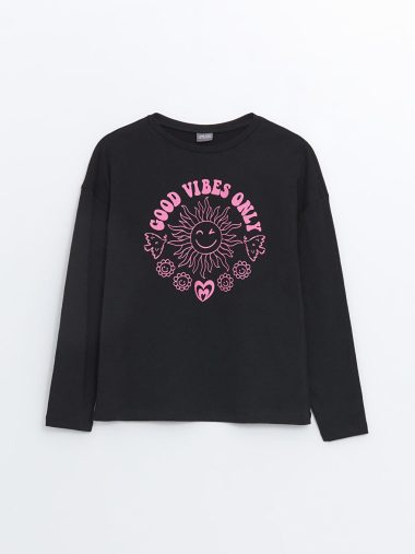 تی شرت دخترانه ال سی وایکیکی اورجینال |  LCW ECO