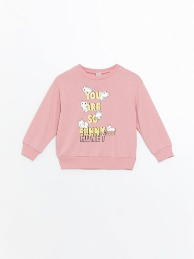 سویشرت دخترانه ال سی وایکیکی اورجینال |  LCW ECO