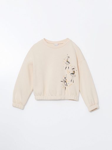 سویشرت دخترانه ال سی وایکیکی اورجینال |  LCW ECO