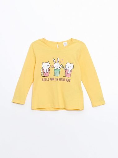 تی شرت نوزاد دختر ال سی وایکیکی اورجینال |  LCW ECO