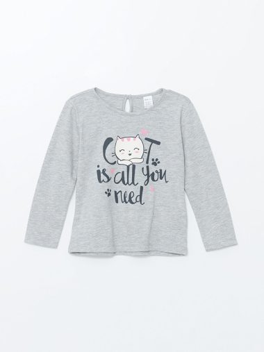 تی شرت نوزاد دختر ال سی وایکیکی اورجینال |  LCW ECO