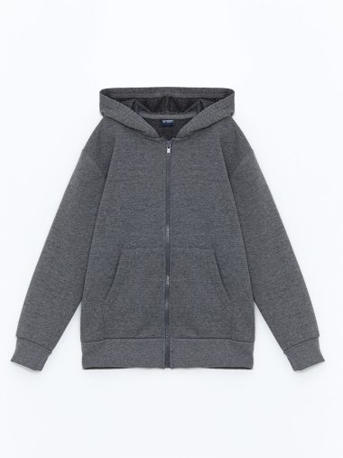 سویشرت زیپ دار پسرانه ال سی  وایکیکی اورجینال |  LCW Kids