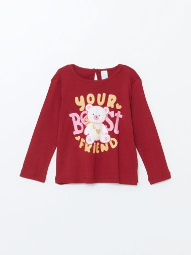 تی شرت نوزاد دختر ال سی وایکیکی اورجینال |  LCW ECO