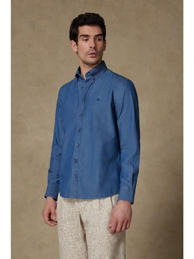 پیراهن جین مردانه آباته اورجینال |  ABBATE