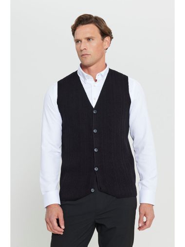 جلیقه کلاسیک مردانه التین ییلدیز اورجینال |  Altınyıldız Classics