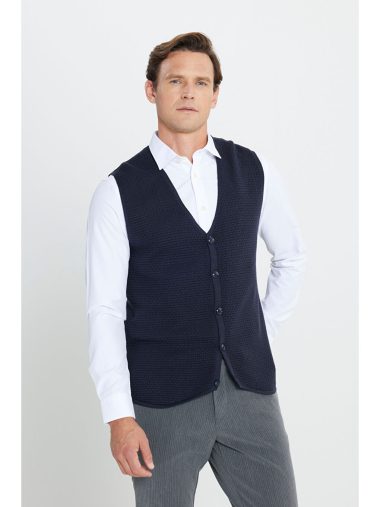 جلیقه کلاسیک مردانه التین ییلدیز اورجینال |  Altınyıldız Classics