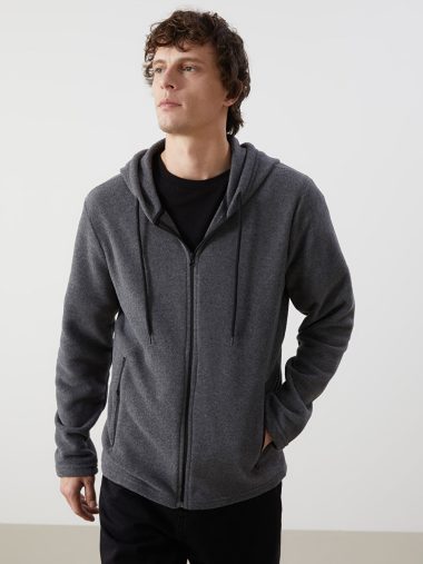 سویشرت زیپ دار مردانه ال سی وایکیکی اورجینال |  LCWAIKIKI Classic