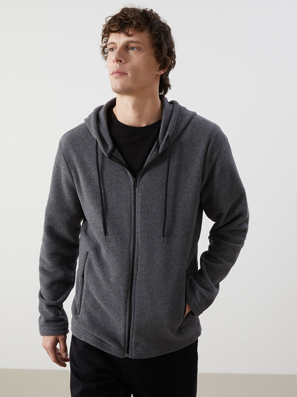 سویشرت زیپ دار ال سی وایکیکی