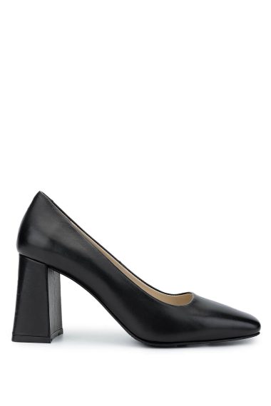 کفش کلاسیک پاشنه بلند زنانه تامر تانجا | 1078 24594 BN AYK SK24-25 Tamer Tanca